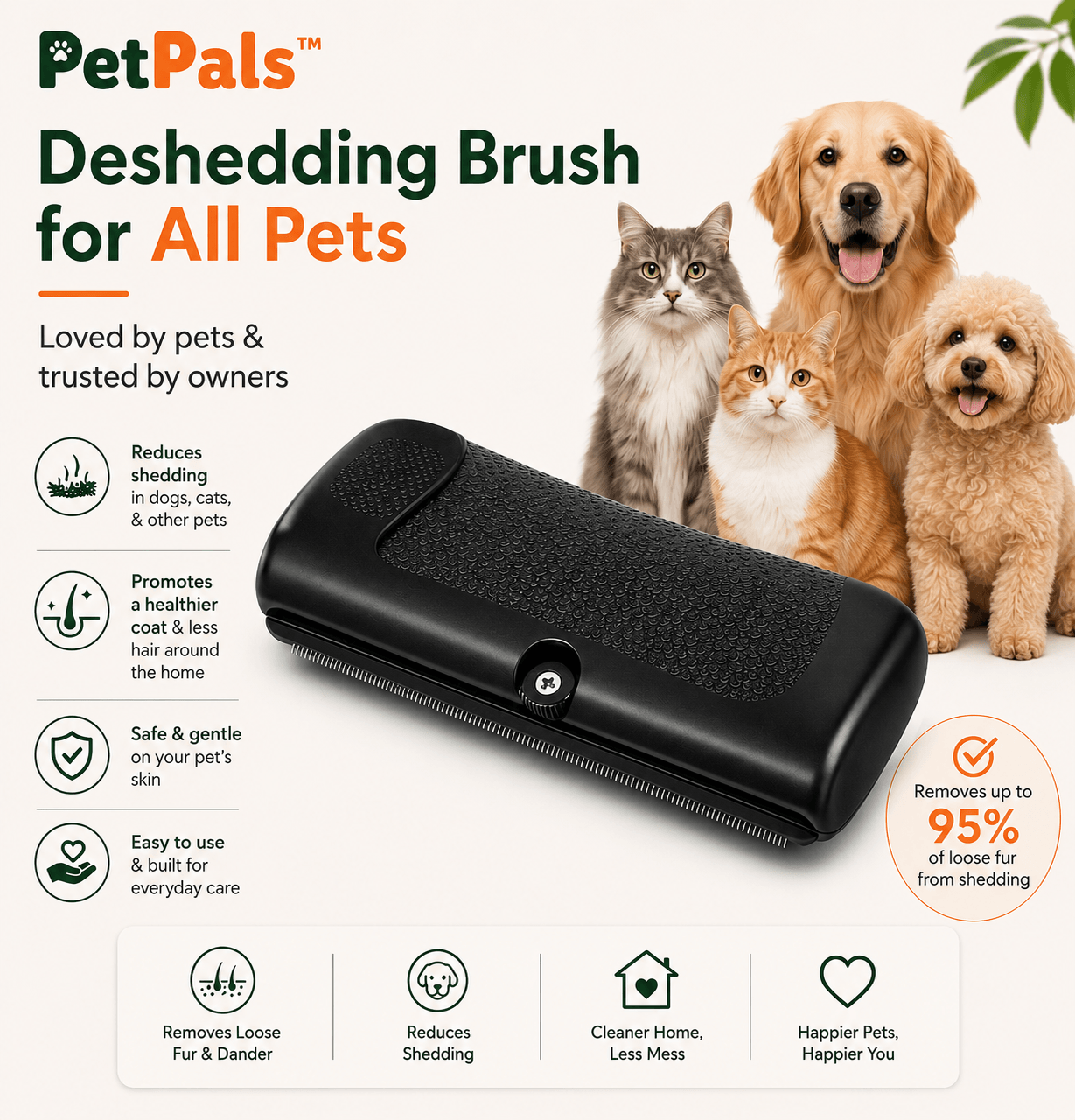PetPals™ Deshedding Brush