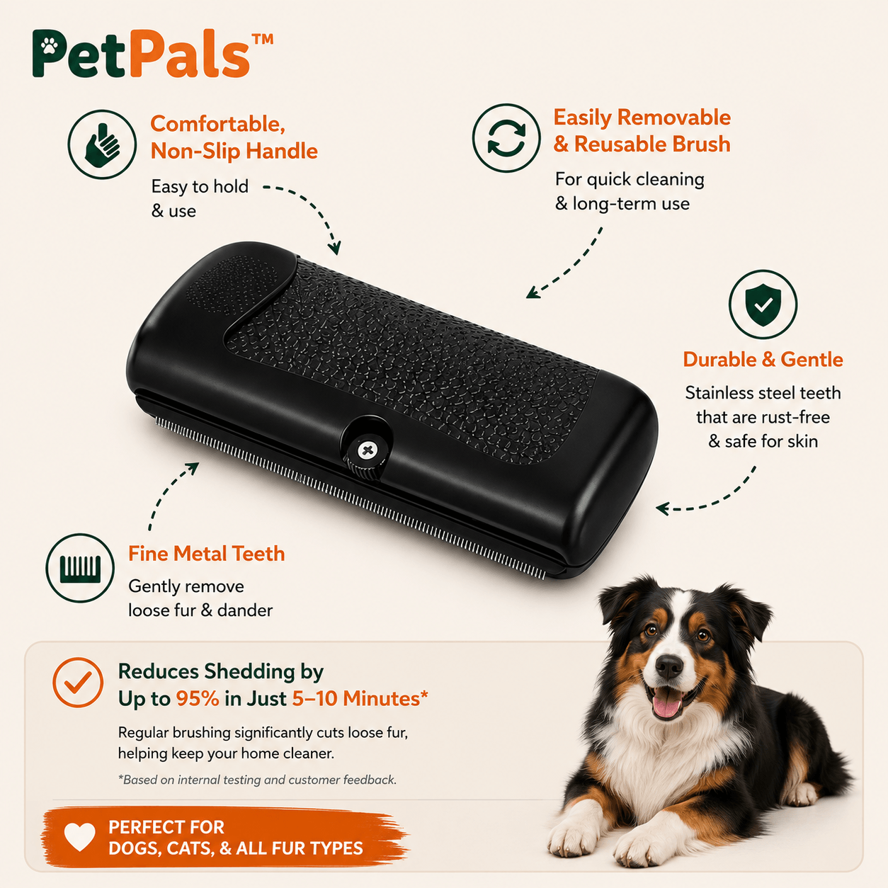 PetPals™ Deshedding Brush